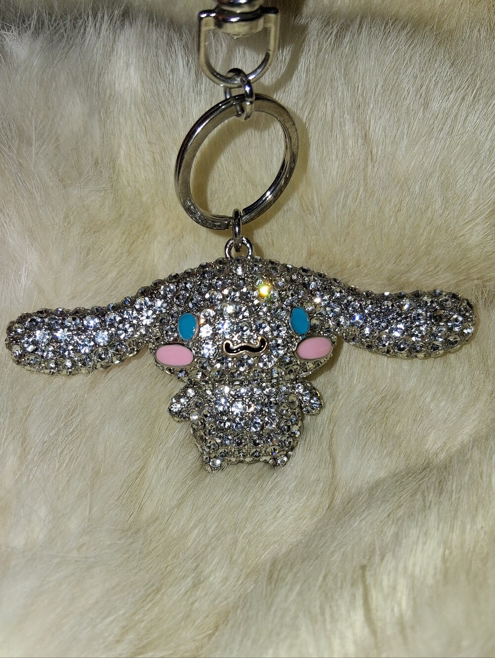 Hello Kitty Crystal Cinnamoroll Keychain - NWT